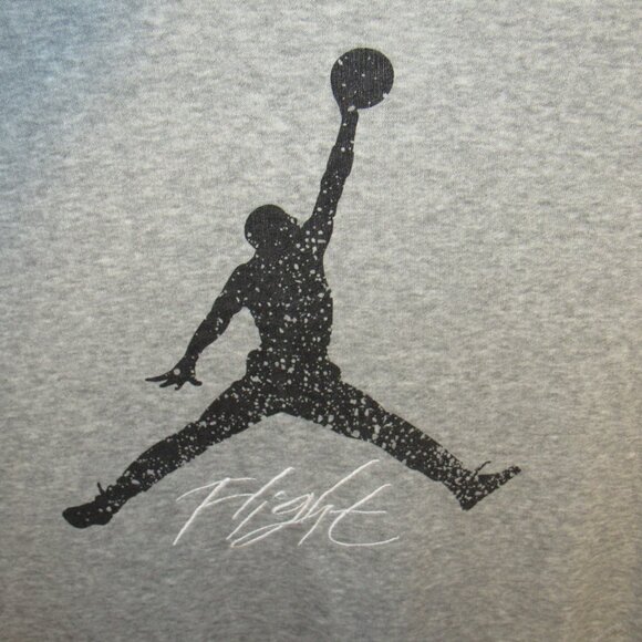 Nike Air Jordan Flight Gray Hoodie Men's size 3XL Pullover Sweatshirt Jumpman - Picture 4 of 4